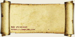 Jana Rogić vizit kartica